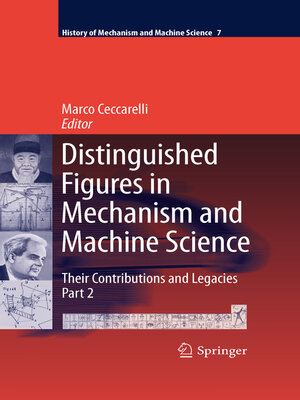 cover image of Distinguished Figures in Mechanism and Machine Science